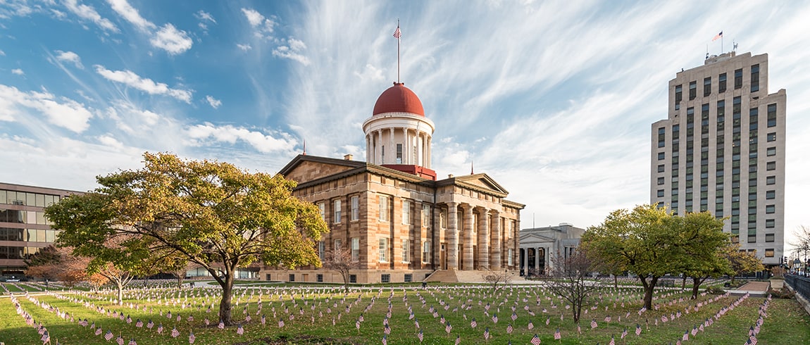 Old State Capitol in Springfield, Illinois